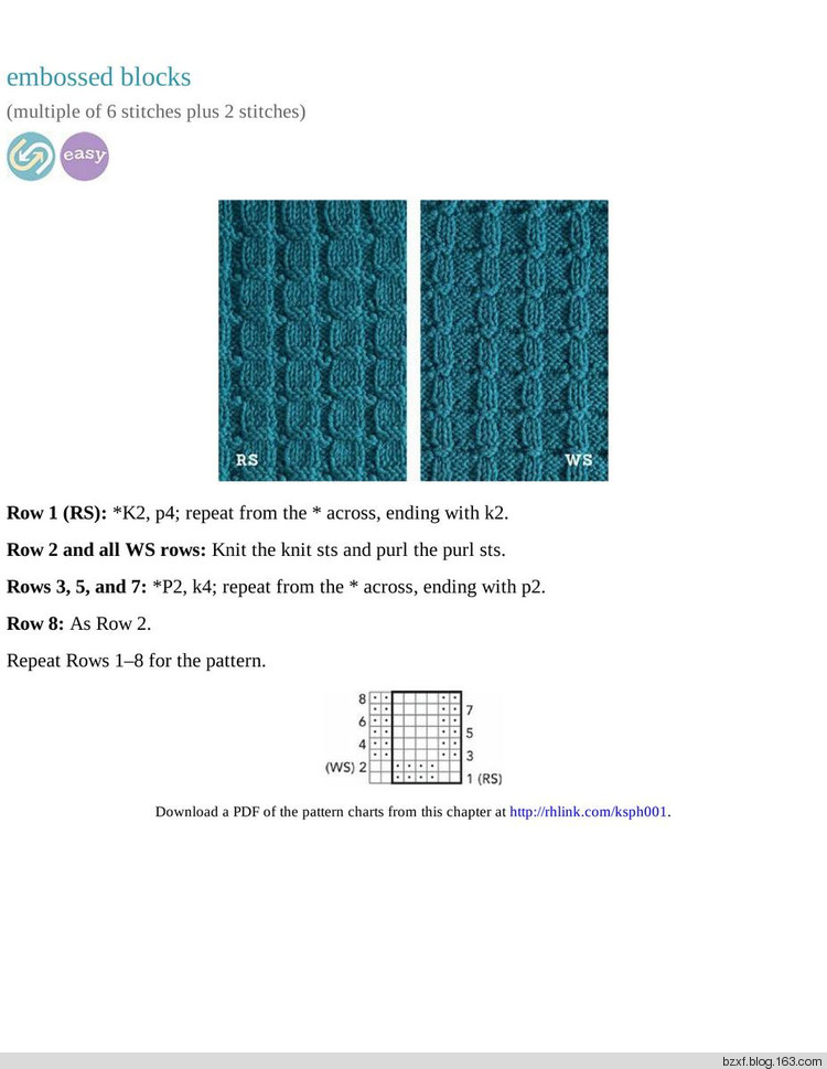 Melissa Leapman - The Knit Stitch Pattern Handbook - 編織幸福 - 編織幸福的博客