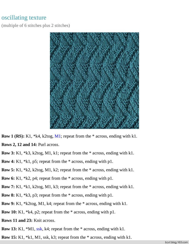 Melissa Leapman - The Knit Stitch Pattern Handbook - 編織幸福 - 編織幸福的博客