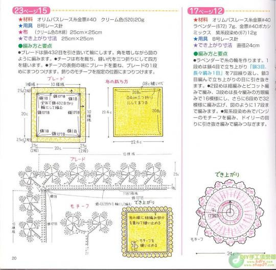30厘米以內桌布鉤織（1） - 木棉花 - 雨茫茫，霧茫茫，盼望花開，花已落……