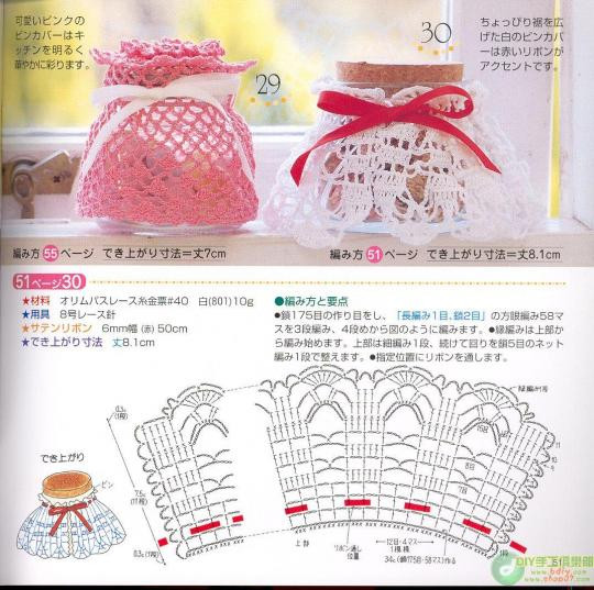 30厘米以內桌布鉤織（2） - 木棉花 - 雨茫茫，霧茫茫，盼望花開，花已落……