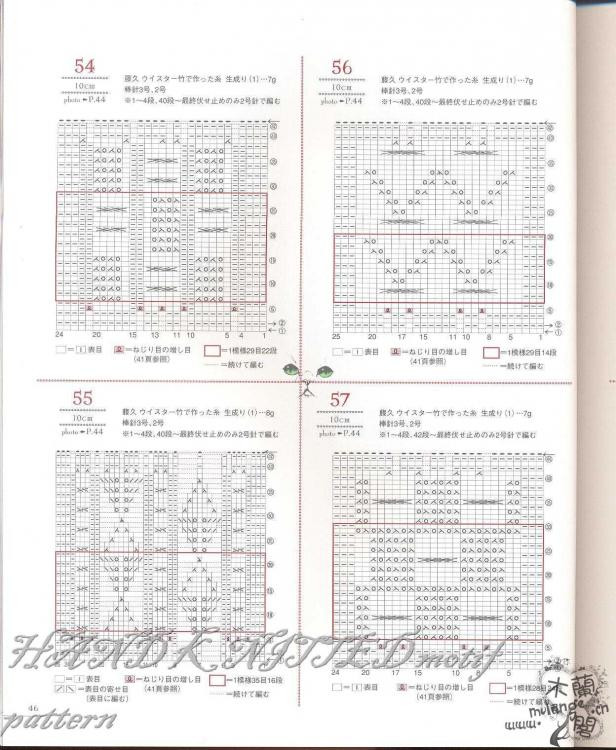 毛衣的基本花樣 - mikha_ya - mikha_ya的博客