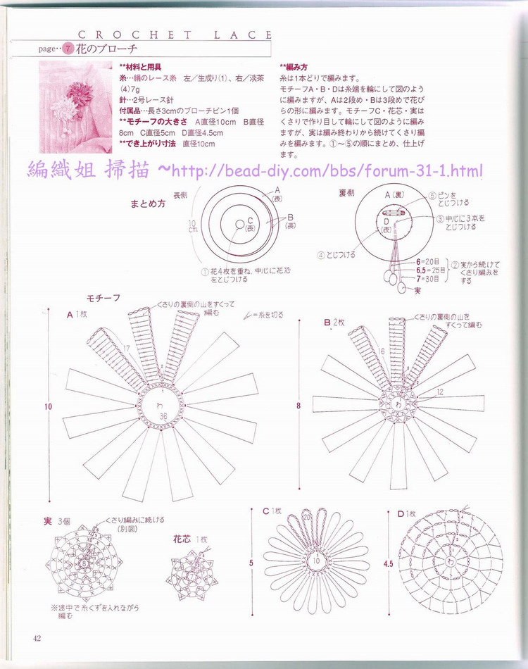 【轉載】流行鉤編-Ondori 2006 Crochet Lace(1)  - 荷塘秀色 - 茶之韻
