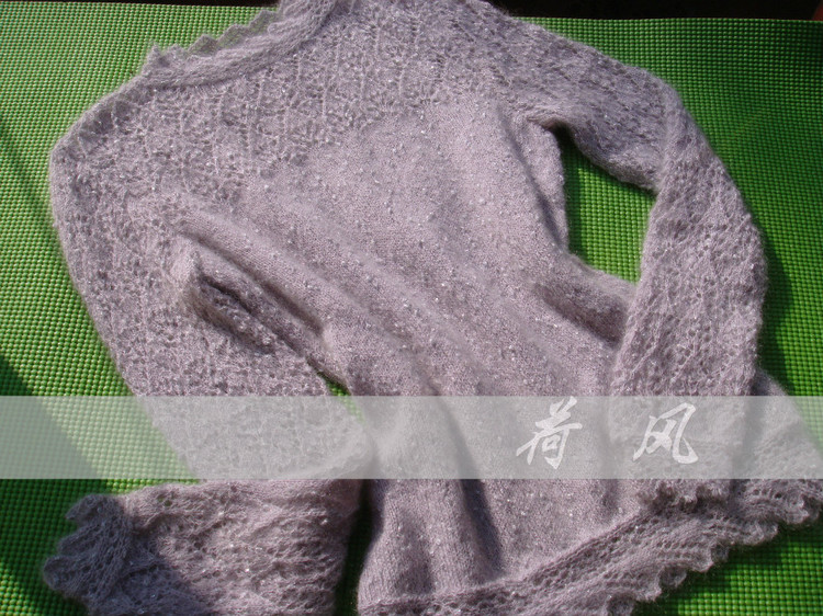 簾外花已疏——銀結子馬海毛長袖 - 七月.荷風 - 水殿風來