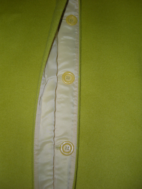 服裝手工秀——圓領羊毛羊絨大衣 - 墨香婉韻 - .