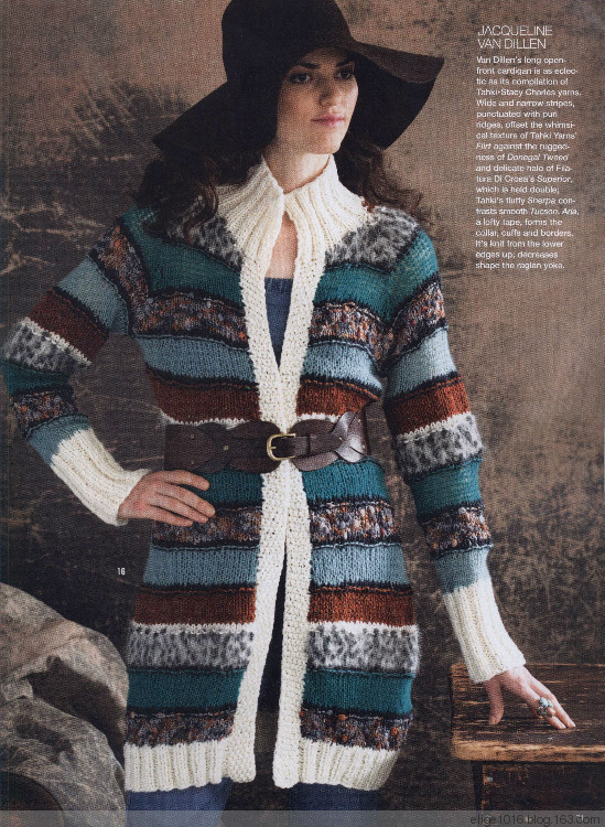 Vogue Knitting 2015 Fall - 采蓮南塘秋 -  婉如清揚
