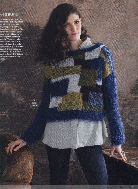 Vogue Knitting 2015 Fall - 采蓮南塘秋 -  婉如清揚
