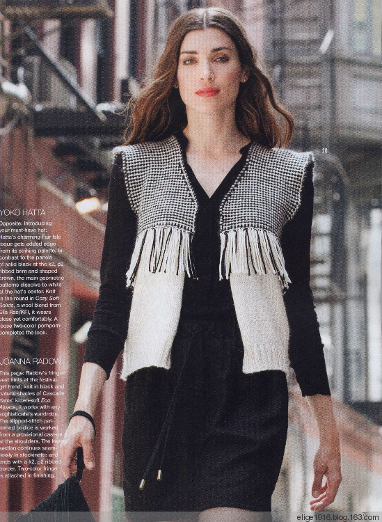 Vogue Knitting 2015 Fall - 采蓮南塘秋 -  婉如清揚