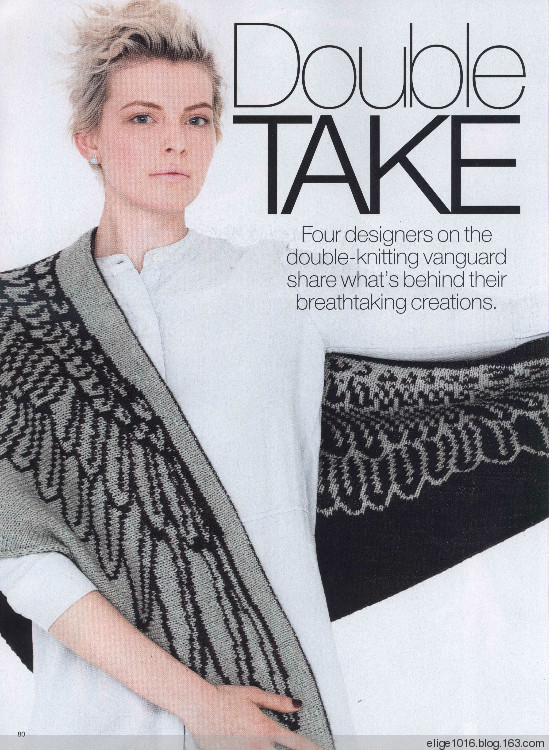 Vogue Knitting 2015 Fall - 采蓮南塘秋 -  婉如清揚
