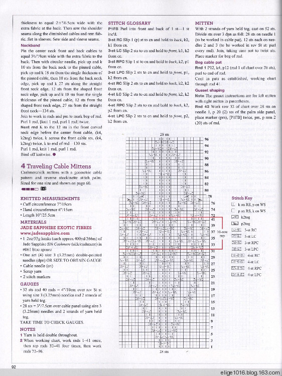 Vogue Knitting 2015 Fall - 采蓮南塘秋 -  婉如清揚
