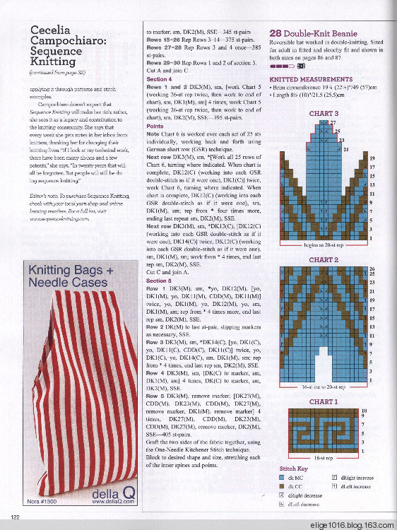 Vogue Knitting 2015 Fall - 采蓮南塘秋 -  婉如清揚
