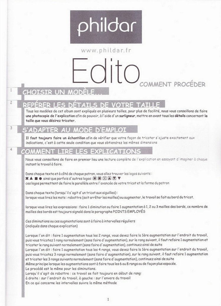 Phildar №76 Pitchoun 2012 - 輕描淡寫 - 輕描淡寫