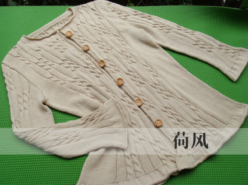 麥子——小麥色絲麻中袖衫 - 七月.荷風 - 水殿風來