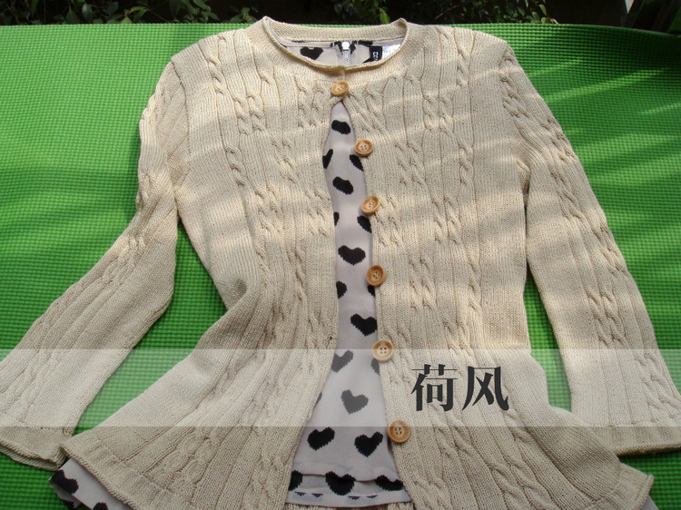 麥子——小麥色絲麻中袖衫 - 七月.荷風 - 水殿風來