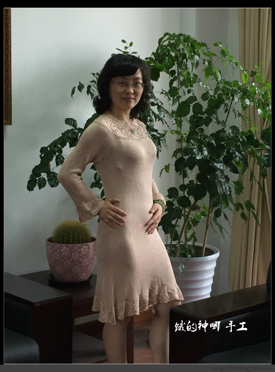 桑果果真絲裙——201608 - 餓的神哪 - 餓的神哪的編織小屋