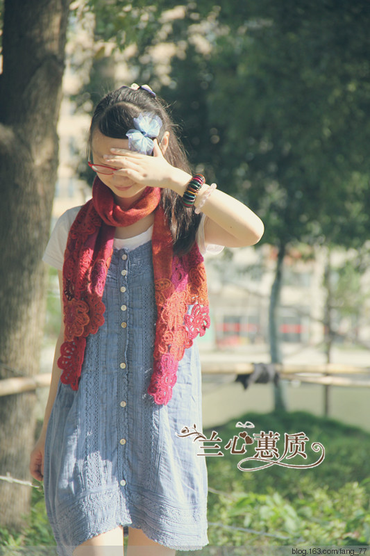 山菊花圍巾~~（蘭心蕙質2014） - 蘭心蕙質 - 蘭心蕙質藍云海