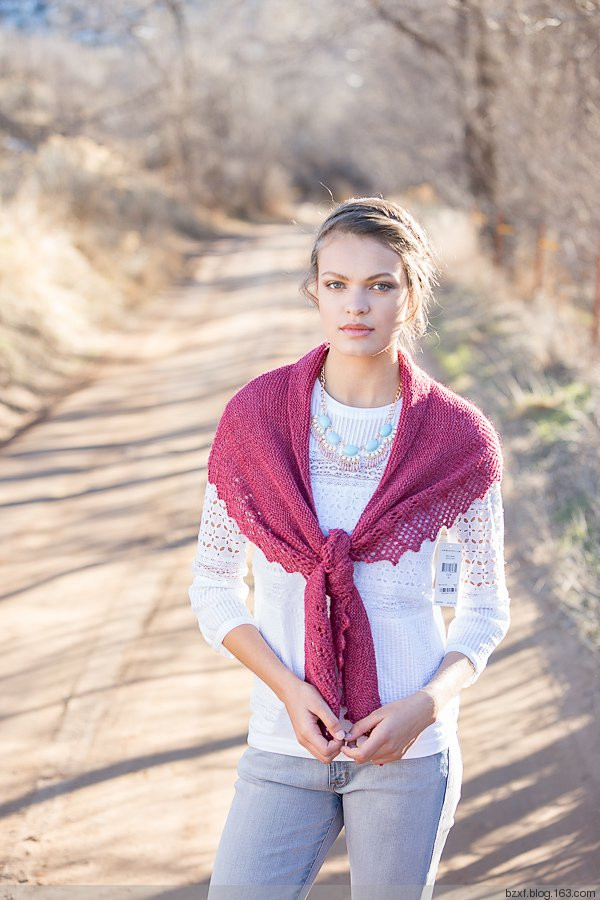 Larkspur飛燕草  （Interweave Knits 夏 2015） - 編織幸福 - 編織幸福的博客