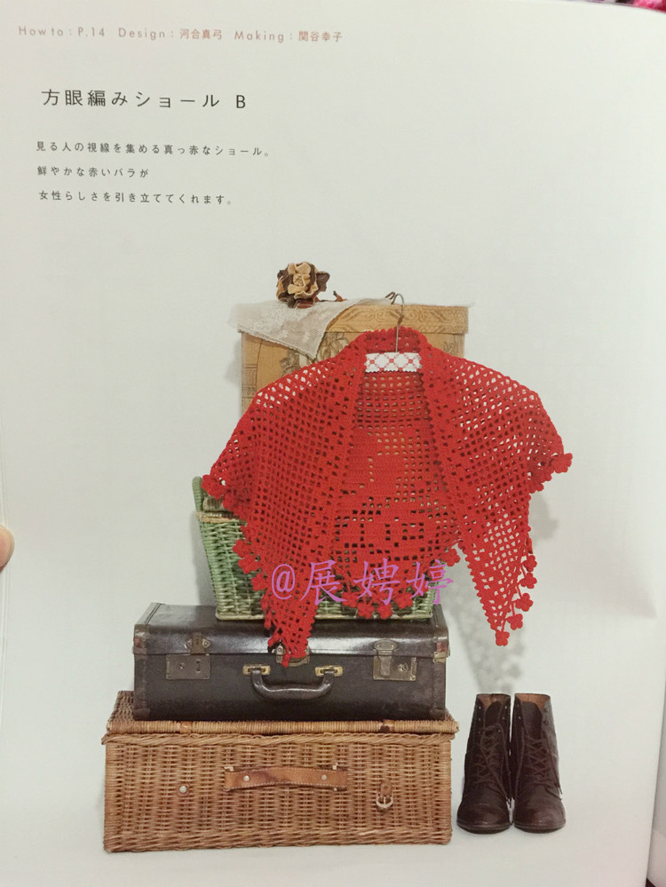 はじめてのかぎ針編み薔薇づくしのあったかこもの (アサヒオリジナル 387) - 展娉婷 - 展娉婷的鉤針世界