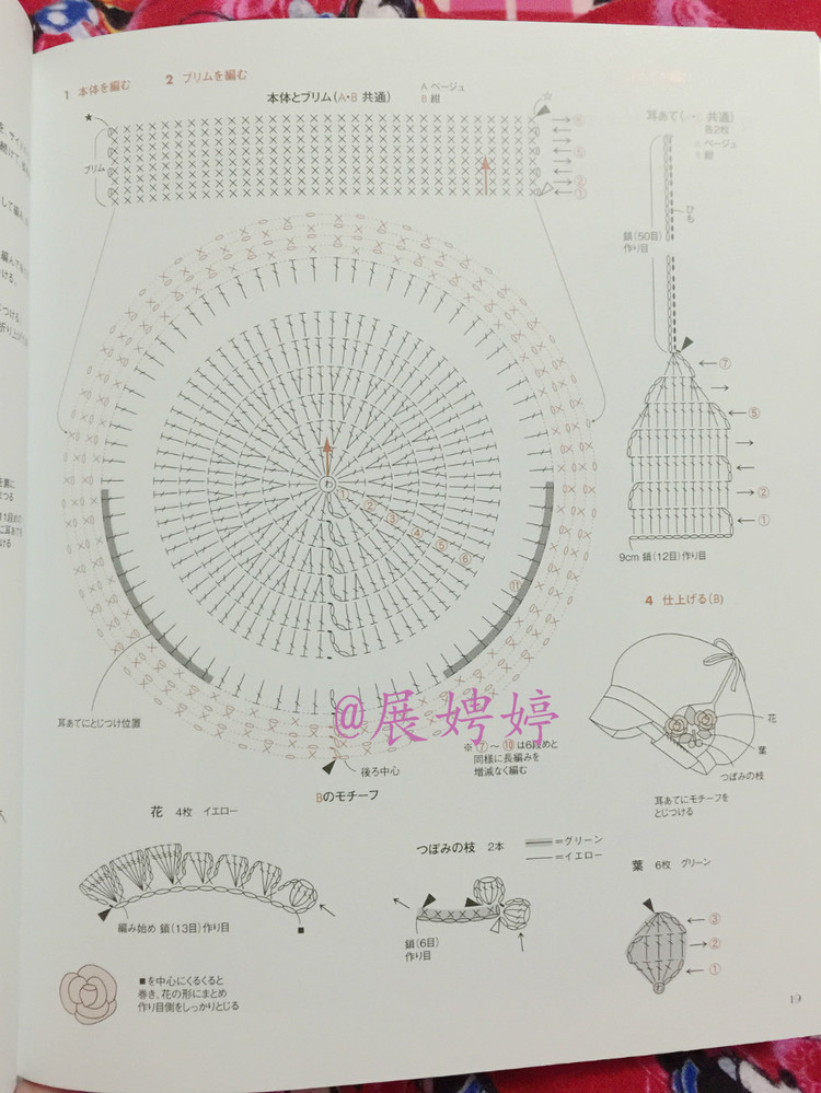 はじめてのかぎ針編み薔薇づくしのあったかこもの (アサヒオリジナル 387) - 展娉婷 - 展娉婷的鉤針世界