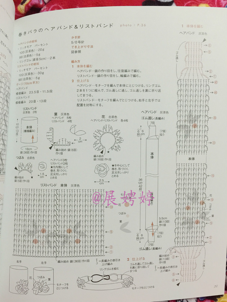 はじめてのかぎ針編み薔薇づくしのあったかこもの (アサヒオリジナル 387) - 展娉婷 - 展娉婷的鉤針世界