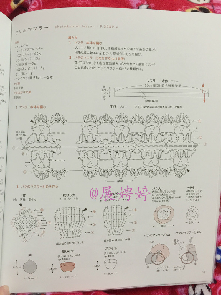 はじめてのかぎ針編み薔薇づくしのあったかこもの (アサヒオリジナル 387) - 展娉婷 - 展娉婷的鉤針世界