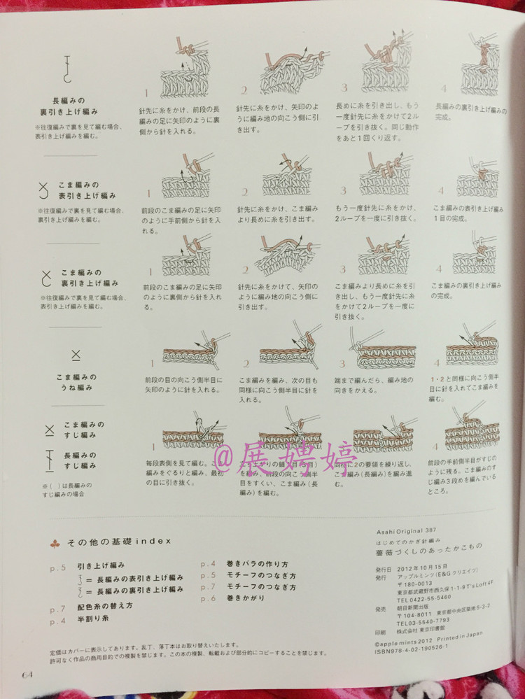 はじめてのかぎ針編み薔薇づくしのあったかこもの (アサヒオリジナル 387) - 展娉婷 - 展娉婷的鉤針世界