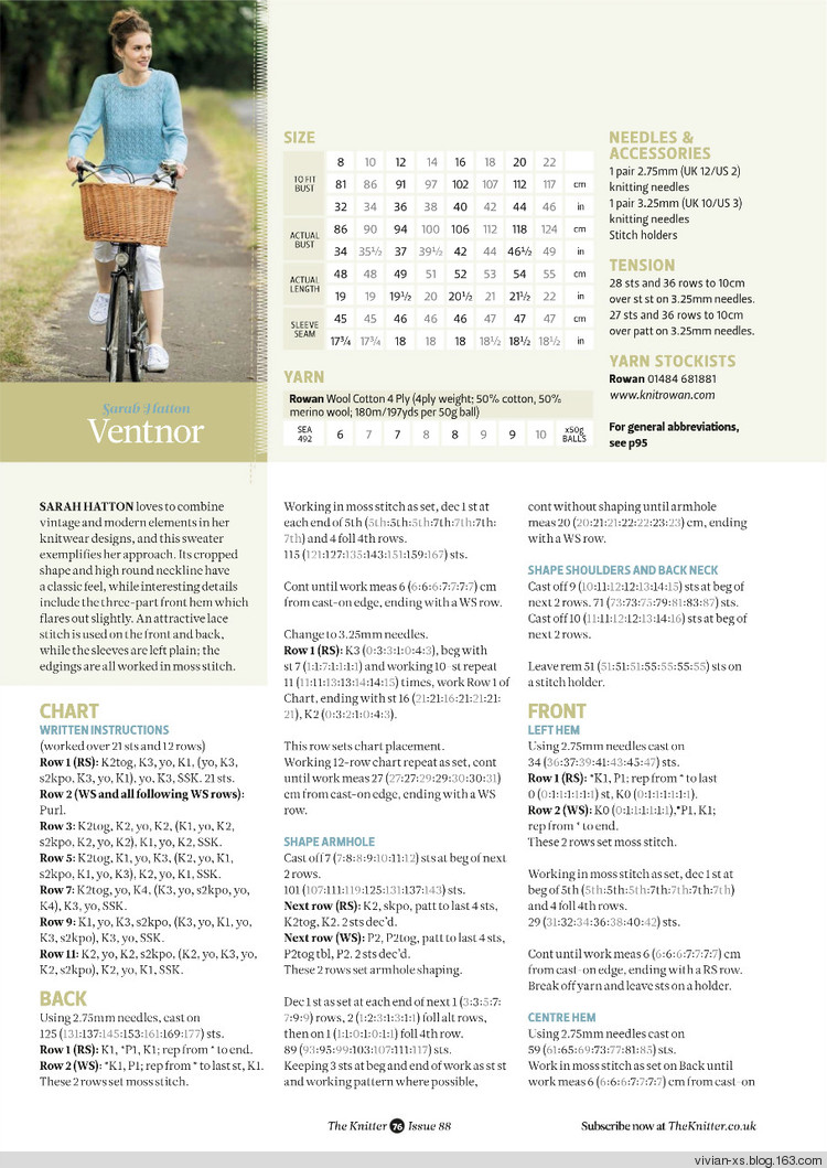 The Knitter - Issue 88 - Vivian - Vivian天天向尚