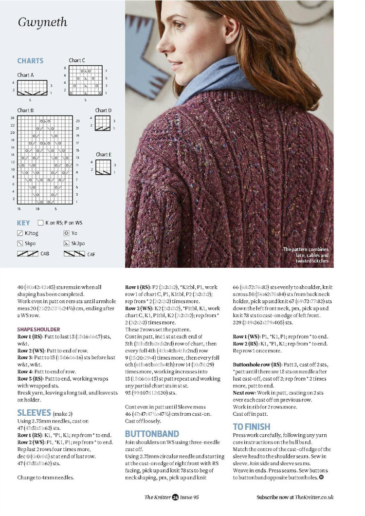 The Knitter №95 2016 - 輕描淡寫 - 輕描淡寫