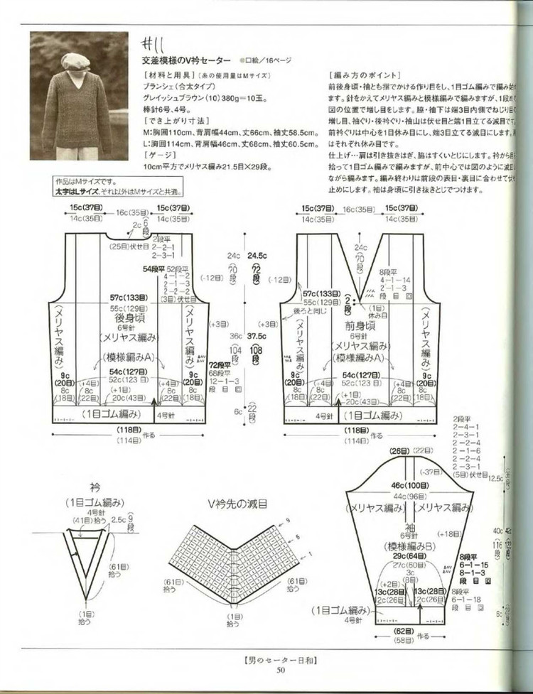 Lets knit series NV4373 男裝 - 紫蘇 - 紫蘇的博客