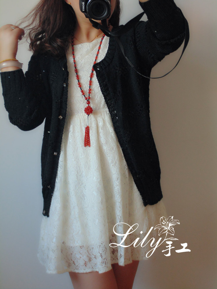 【Lily手工】--心語--簡潔開衫 - Lily - Lily的手工編織天地