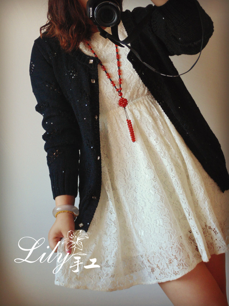 【Lily手工】--心語--簡潔開衫 - Lily - Lily的手工編織天地