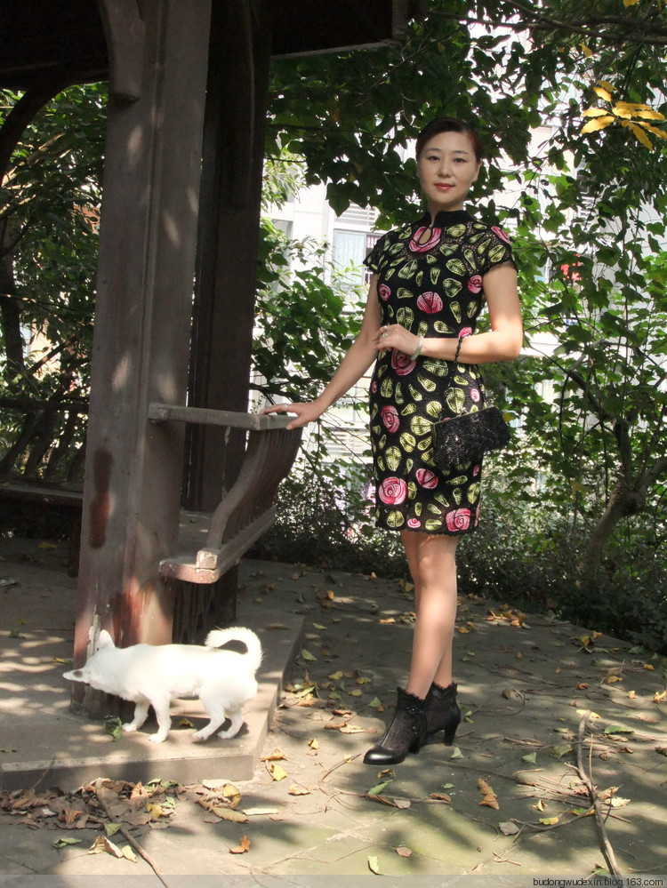 玫瑰花旗袍 - 夏天 - 夏天