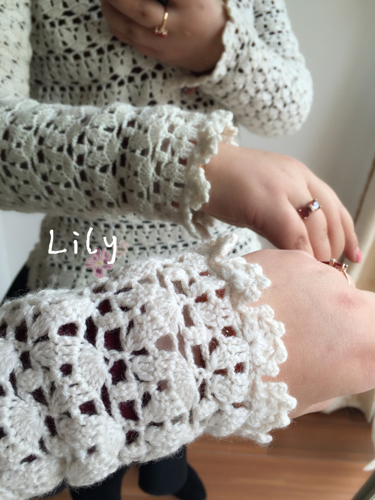 【Lily手工】--情意綿綿--花落群件業之鉤衣 - Lily - Lily的手工編織天地