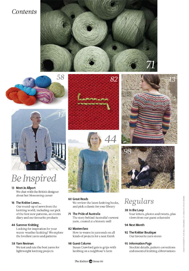 The Knitter №84 2015 - 輕描淡寫 - 輕描淡寫