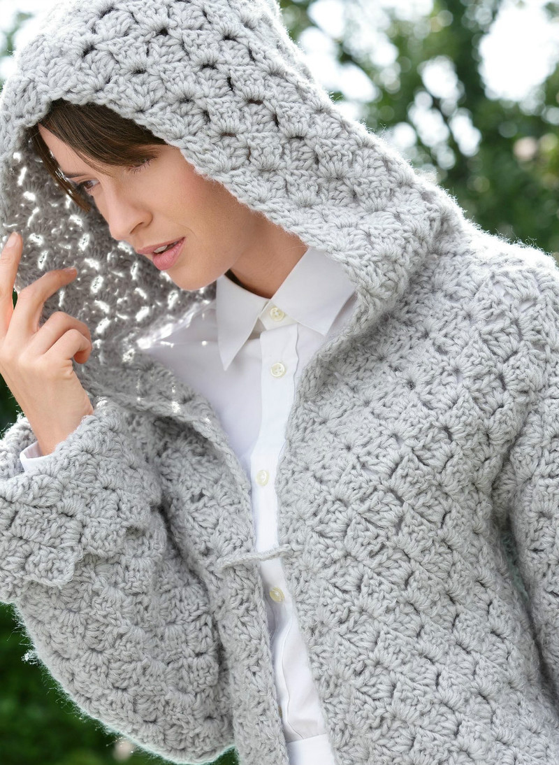 Hooded jacket - Bergere de France - Daliute -