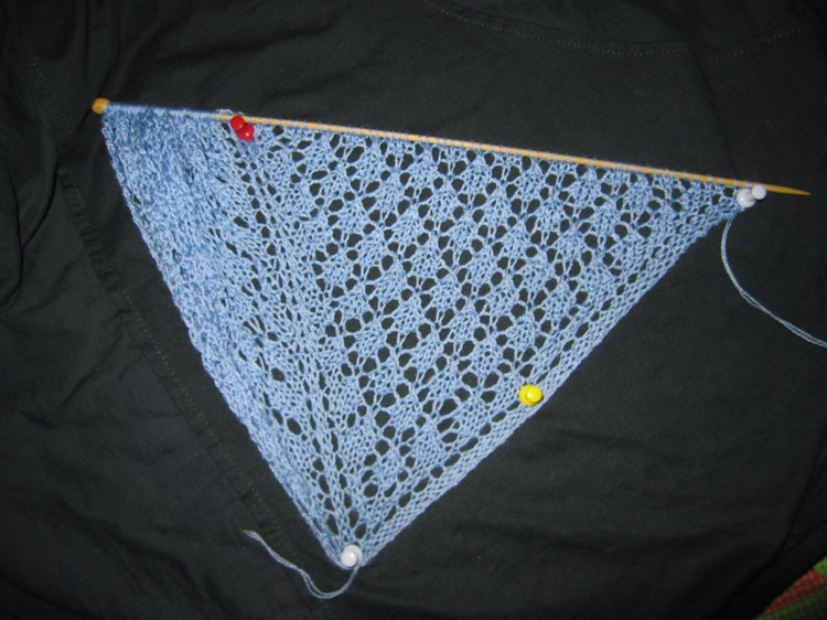 翎——挑戰peacock feathers shawl - pldlxn - 風征小屋