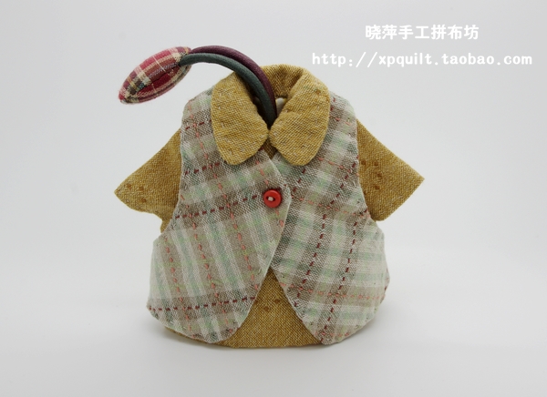 【曉萍手工拼布坊】可愛衣服鑰匙包和我的第二個紅錢包