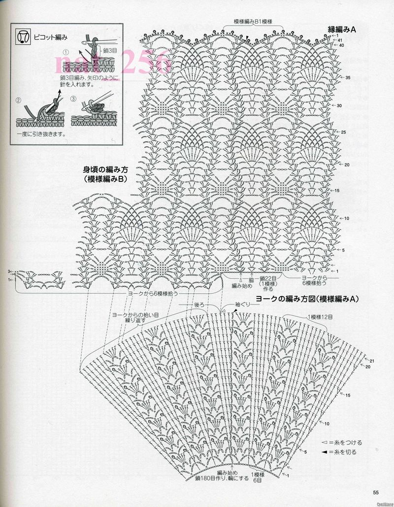 1538——裊蘿——亮片菠蘿裙（新增群友施味君分享的高清圖解） - ty - ty 的 編織博客