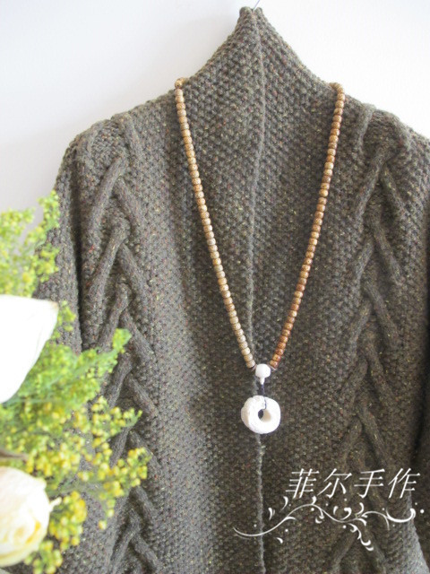 【菲爾手作】大牌開衫季之云杉---云點流蘇外套（美圖+女兒秀) - 菲爾 - 菲爾的編織博客