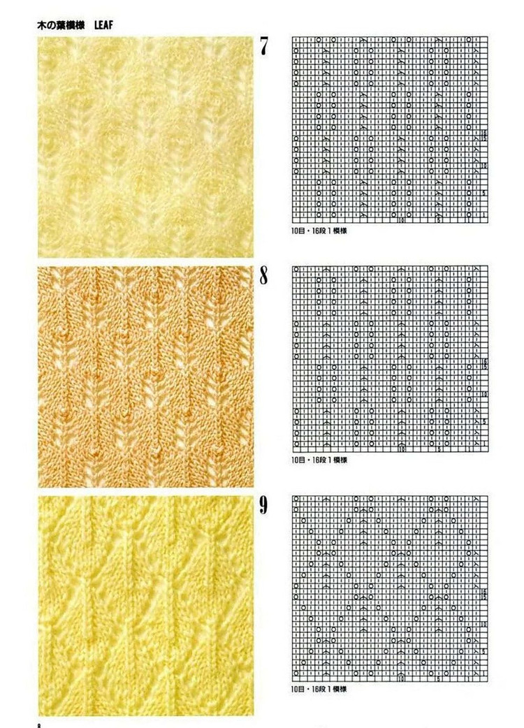300 Knitting patterns book (鏤空花樣）一 - 非編魚 - 非編魚的博客