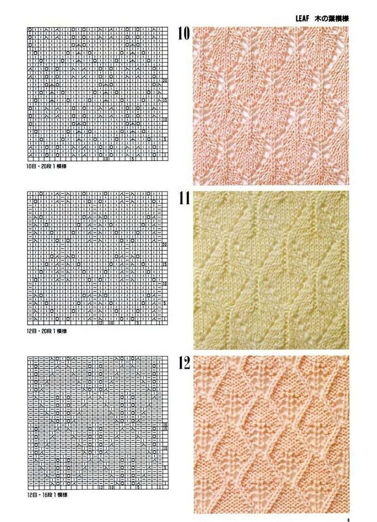 300 Knitting patterns book (鏤空花樣）一 - 非編魚 - 非編魚的博客
