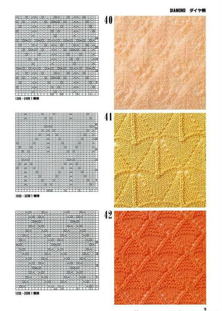 300 Knitting patterns book (鏤空花樣）一 - 非編魚 - 非編魚的博客