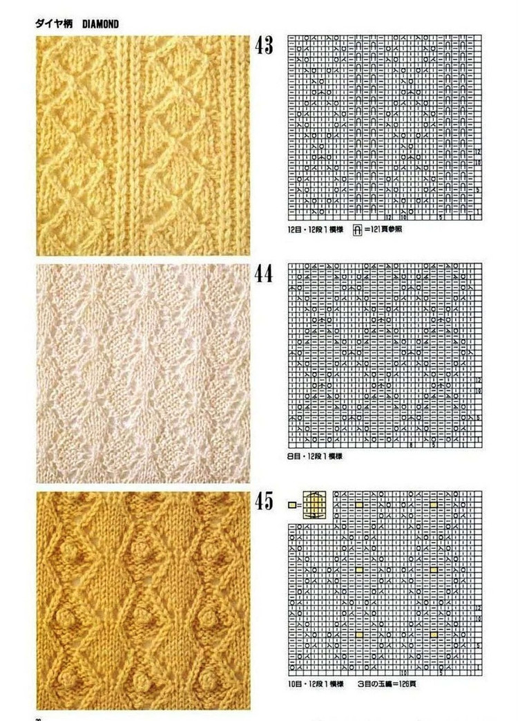 300 Knitting patterns book (鏤空花樣）一 - 非編魚 - 非編魚的博客