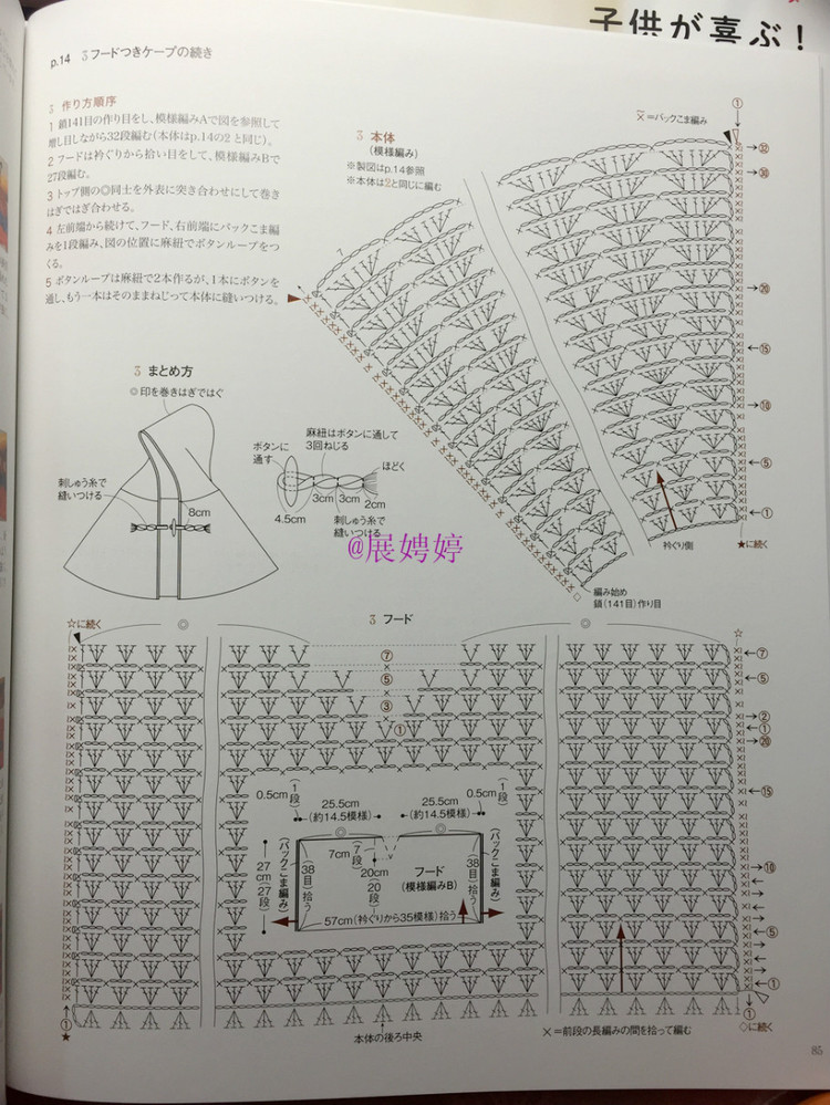 新年禮物第一發(fā)： 3日でカンタン! かぎ針で編む北歐スタイルのはおりもの ベスト?ポンチョ - 展娉婷 - 展娉婷的鉤針世界