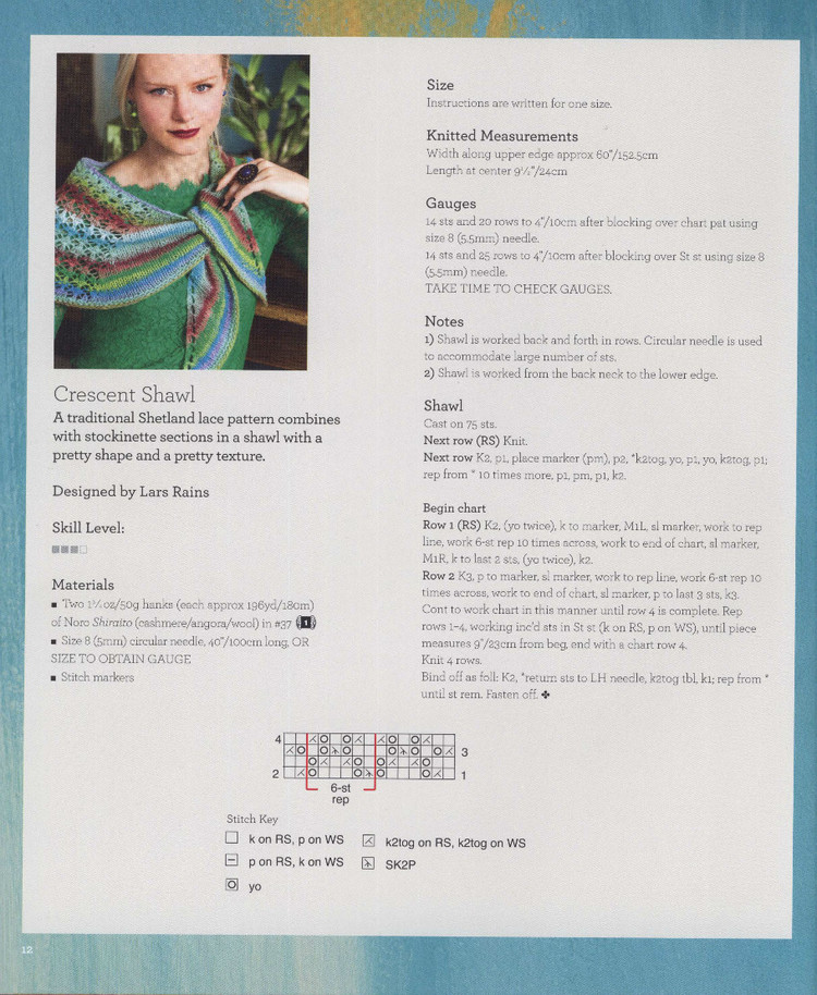 Noro Lace 30 ExquisiteKnits 2015 - 輕描淡寫 - 輕描淡寫