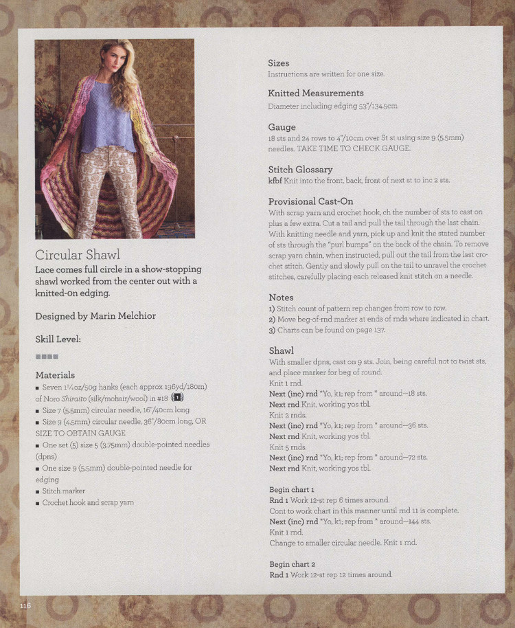 Noro Lace 30 ExquisiteKnits 2015 - 輕描淡寫 - 輕描淡寫