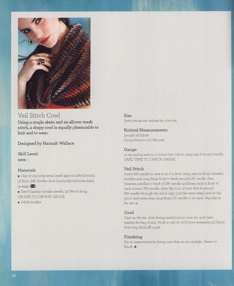 Noro Lace 30 ExquisiteKnits 2015 - 輕描淡寫 - 輕描淡寫