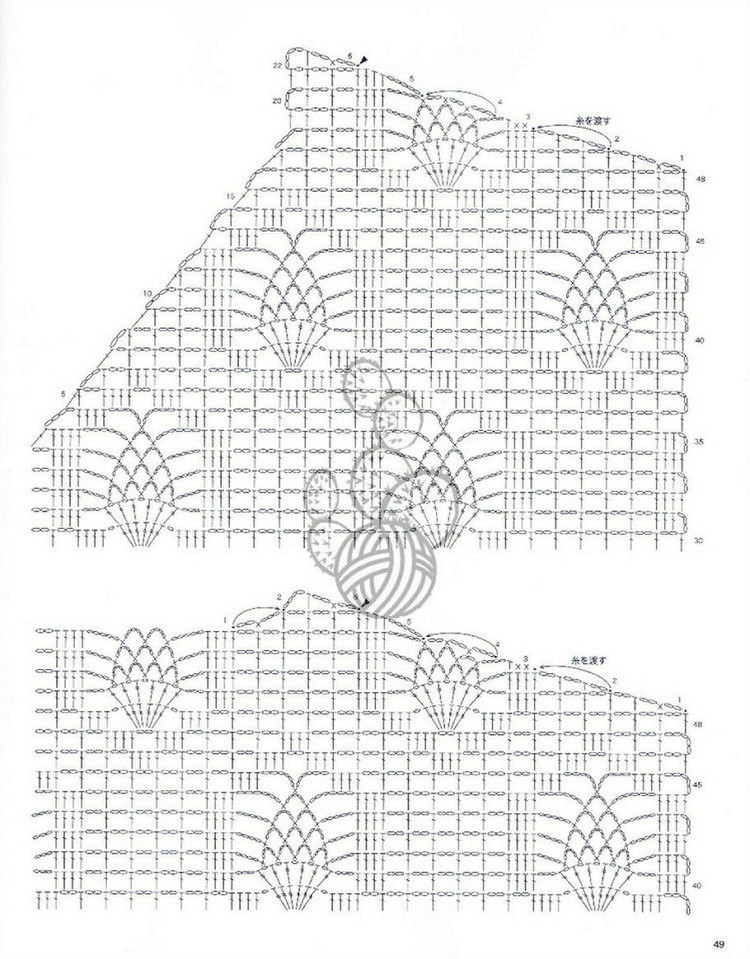 Lovely Pineapple Pattern Crochet Clothes № 3527 2013 - 紫蘇 - 紫蘇的博客