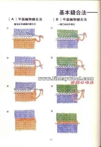 毛衣正面縫合的技巧(轉載) - 漣漪深處 - ~漣漪の深處~