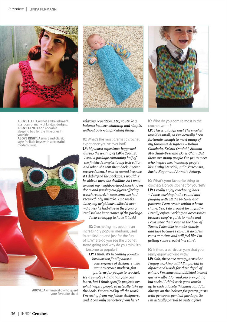 Inside Crochet №16 April 2011 - 輕描淡寫 - 輕描淡寫