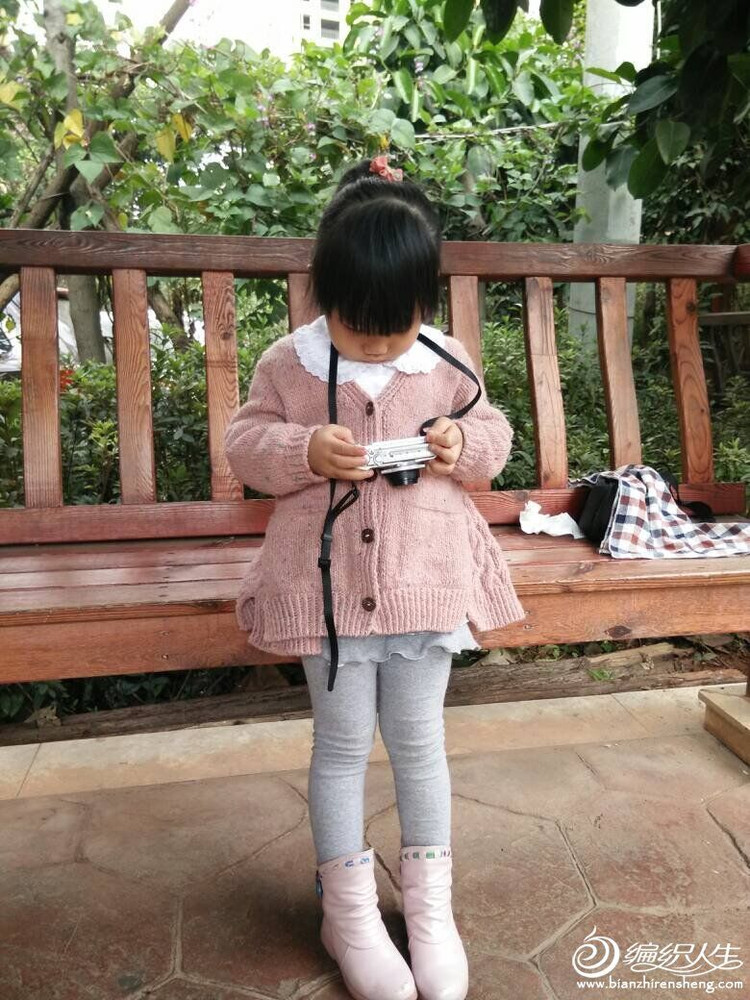 【淺淺淡淡】*婷梵---休閑麻花開衫（淘寶款女童版） - 淺淺淡淡 - 淺 淺 淡 淡